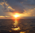 Sonnenuntergang auf der BRUDEN