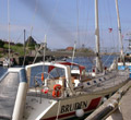 Die BRUDEN im Hafen von Christians&oslash;
