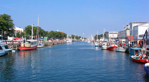 Alter Strom Warnem&uuml;nde, Ostseek&uuml;ste Mecklenburg-Vorpommerns, Quelle: Wikepedia  Fotograf: Darkone