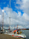 Bruden im Hafen
