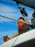 Skipperin Ines Jochmann